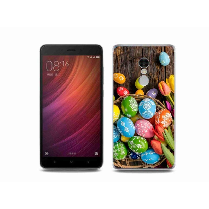 Gelový kryt mmCase na mobil Xiaomi Redmi Note 4 - velikonoční vajíčka
