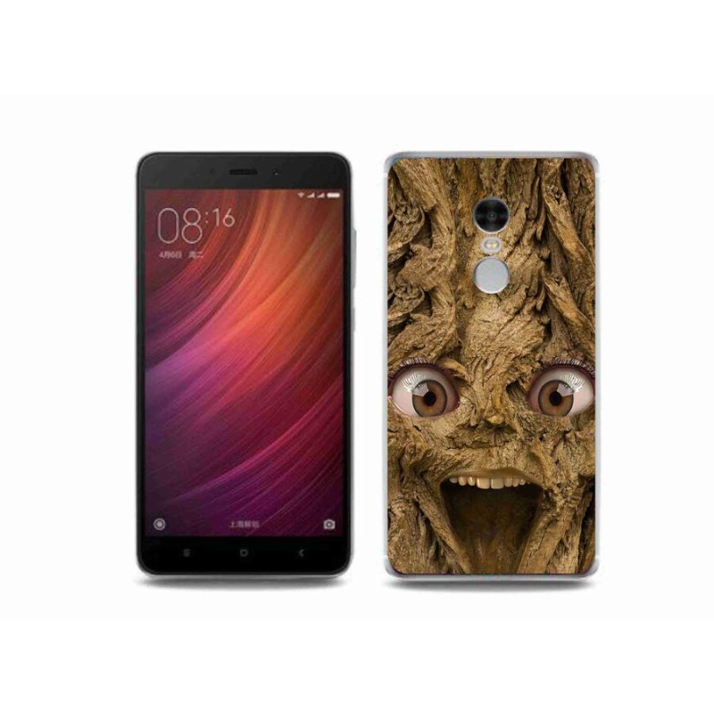 Gelový kryt mmCase na mobil Xiaomi Redmi Note 4 - veselý strom s očima