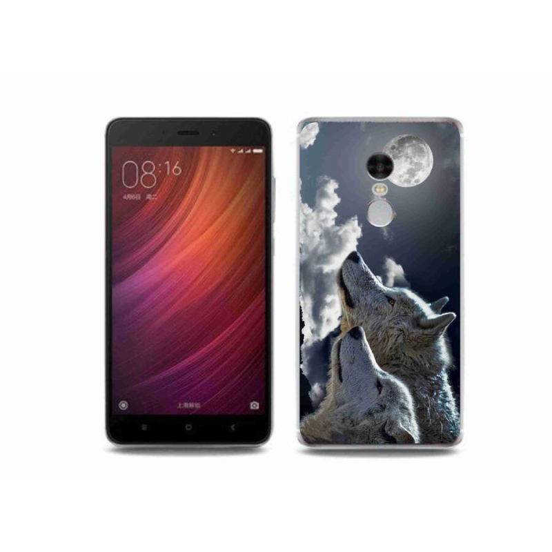 Gelový kryt mmCase na mobil Xiaomi Redmi Note 4 - vlci