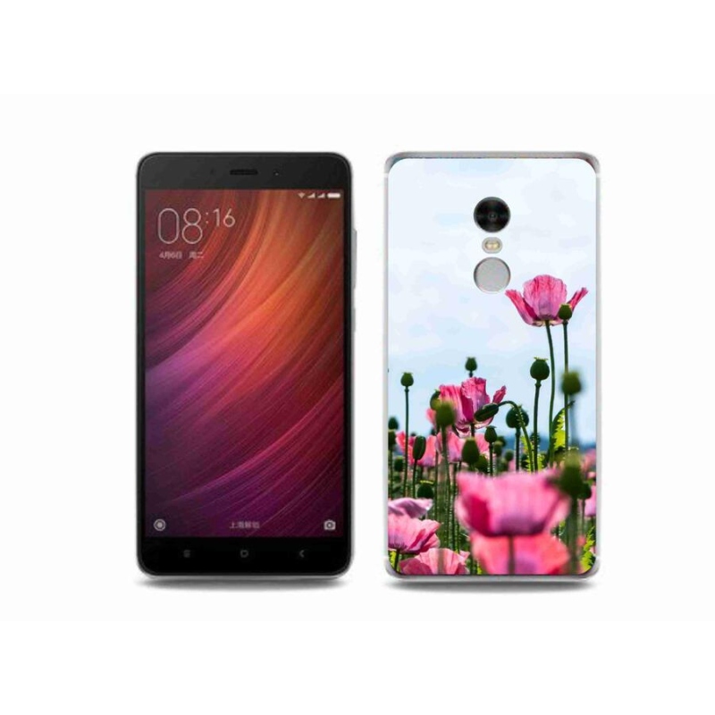 Gelový kryt mmCase na mobil Xiaomi Redmi Note 4 - vlčí mák