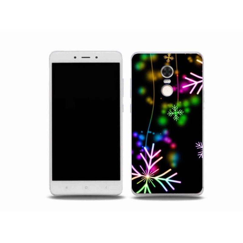 Gelový kryt mmCase na mobil Xiaomi Redmi Note 4X - barevné vločky