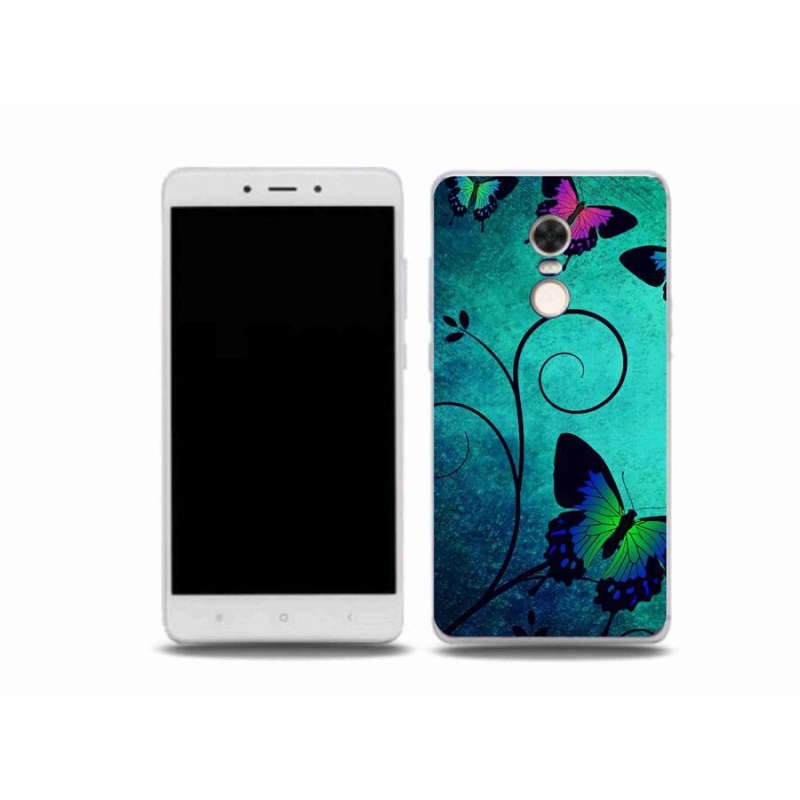 Gelový kryt mmCase na mobil Xiaomi Redmi Note 4X - barevní motýli