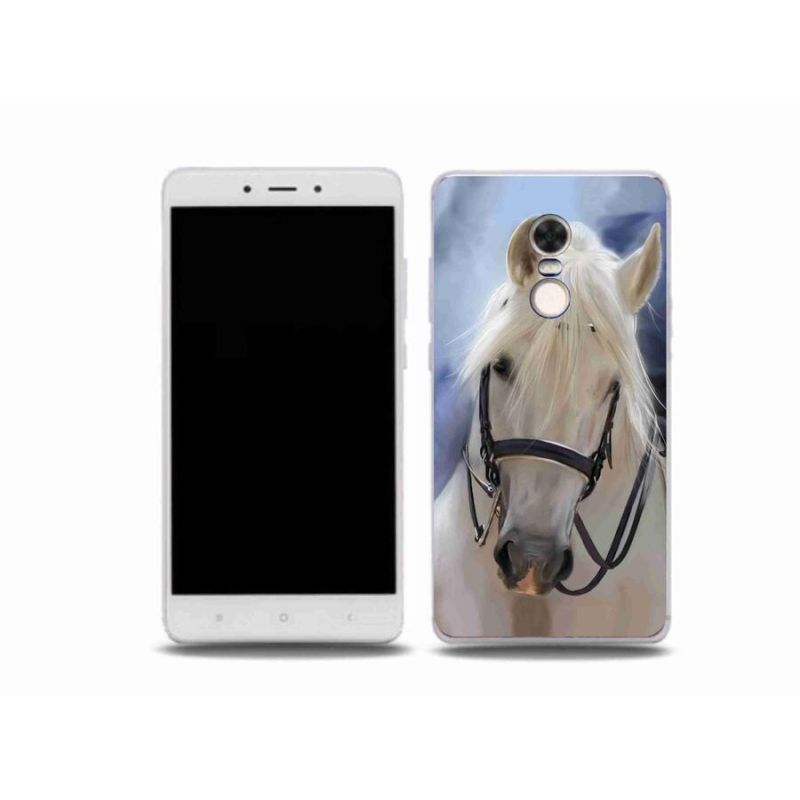 Gelový kryt mmCase na mobil Xiaomi Redmi Note 4X - bílý kůň
