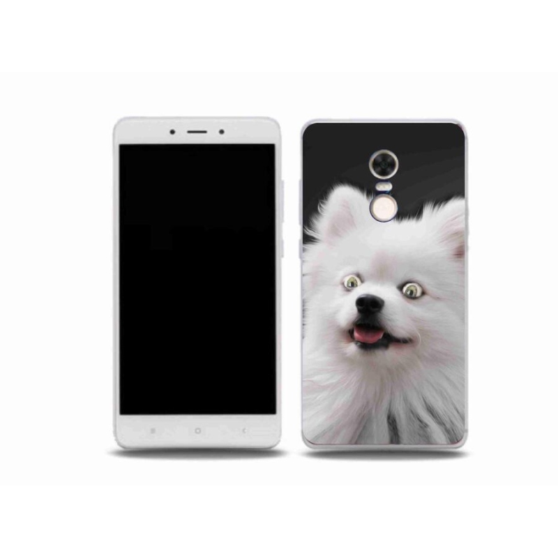 Gelový kryt mmCase na mobil Xiaomi Redmi Note 4X - bílý špic