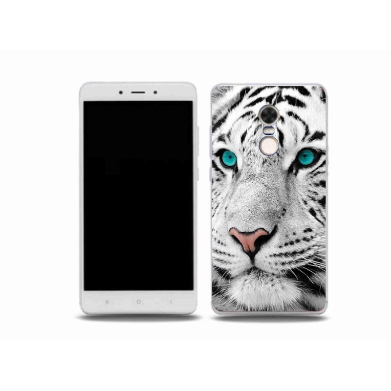 Gelový kryt mmCase na mobil Xiaomi Redmi Note 4X - bílý tygr