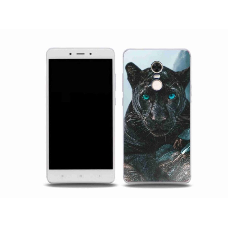 Gelový kryt mmCase na mobil Xiaomi Redmi Note 4X - černý panter