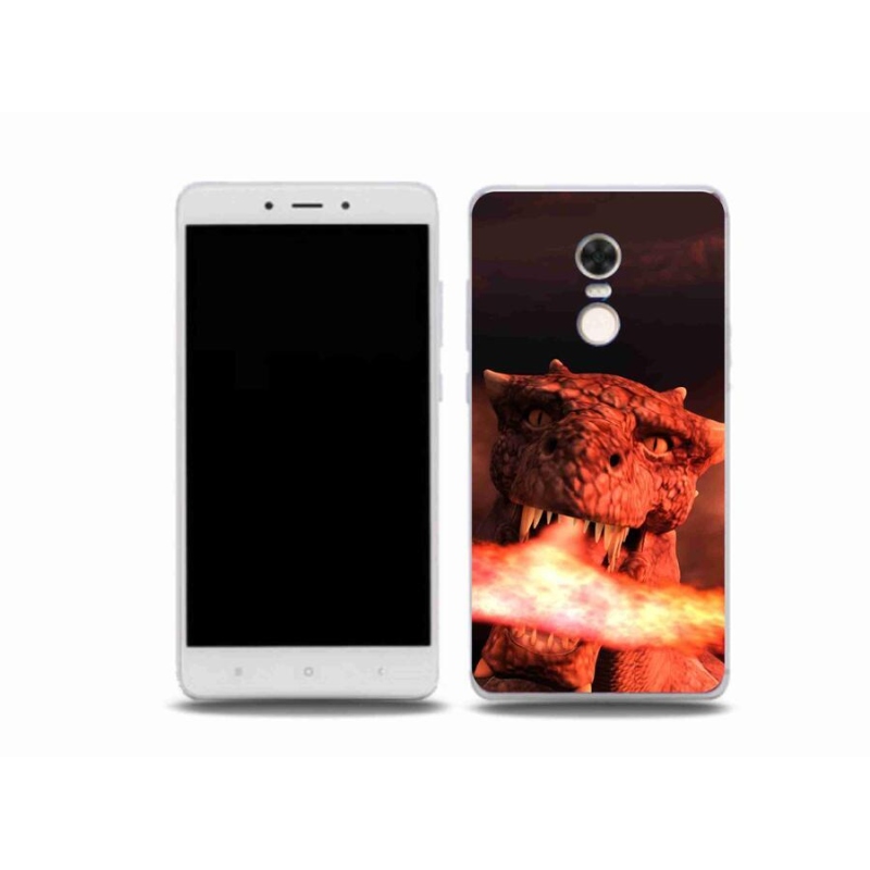 Gelový kryt mmCase na mobil Xiaomi Redmi Note 4X - drak