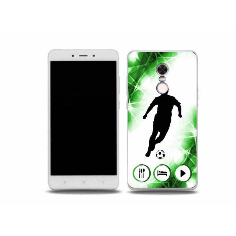 Gelový kryt mmCase na mobil Xiaomi Redmi Note 4X - fotbalista