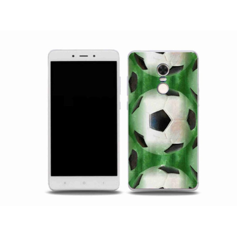 Gelový kryt mmCase na mobil Xiaomi Redmi Note 4X - fotbalový míč