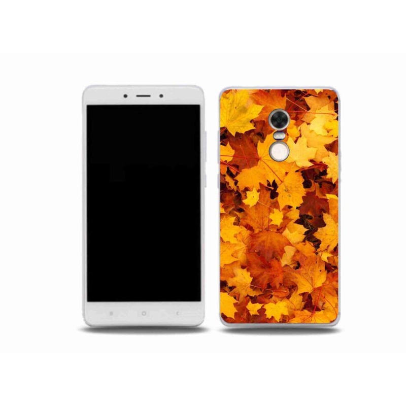 Gelový kryt mmCase na mobil Xiaomi Redmi Note 4X - javorové listy