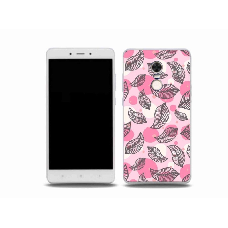 Gelový kryt mmCase na mobil Xiaomi Redmi Note 4X - kreslené padající listy