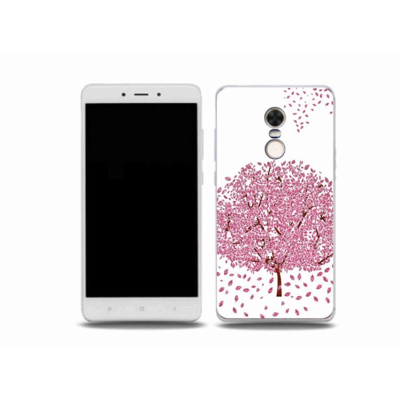 Gelový kryt mmCase na mobil Xiaomi Redmi Note 4X - kreslený strom s listy
