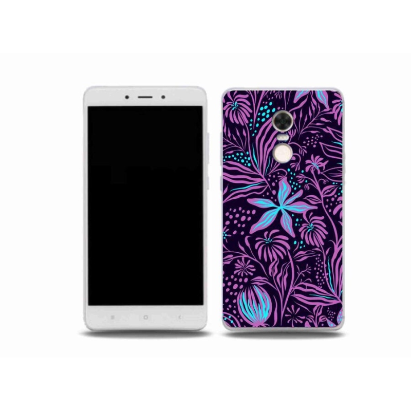 Gelový kryt mmCase na mobil Xiaomi Redmi Note 4X - květiny 2