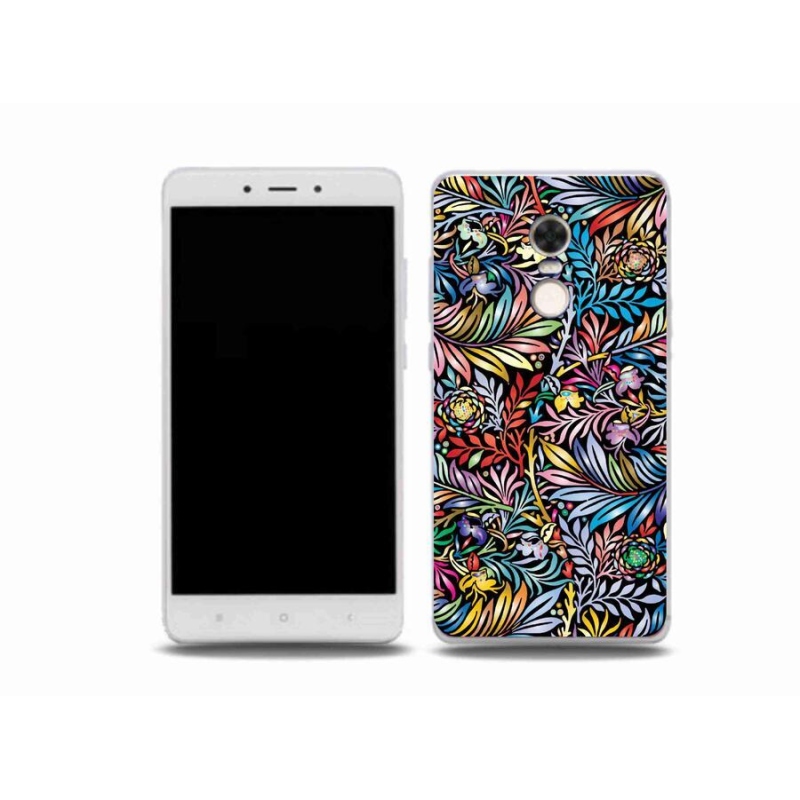 Gelový kryt mmCase na mobil Xiaomi Redmi Note 4X - květiny 5