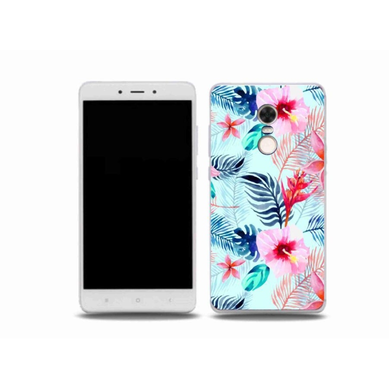 Gelový kryt mmCase na mobil Xiaomi Redmi Note 4X - květiny