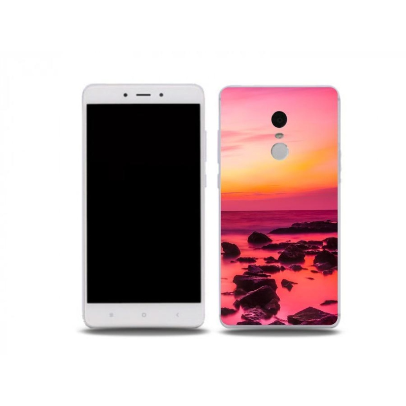 Gelový kryt mmCase na mobil Xiaomi Redmi Note 4X - moře a záře