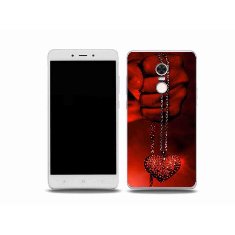 Gelový kryt mmCase na mobil Xiaomi Redmi Note 4X - náhrdelník