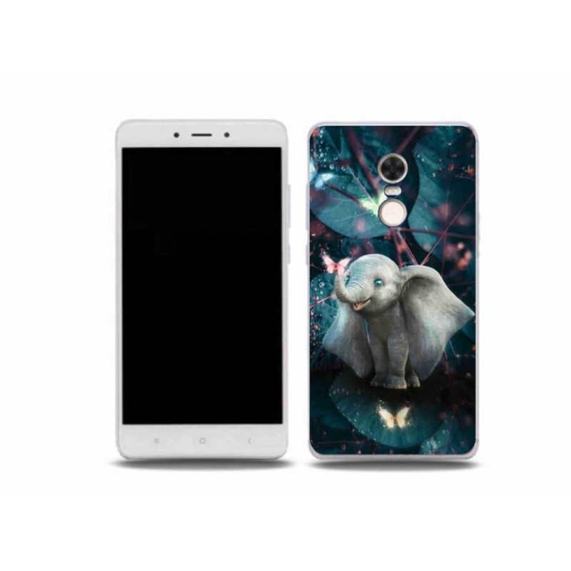 Gelový kryt mmCase na mobil Xiaomi Redmi Note 4X - roztomilý slon