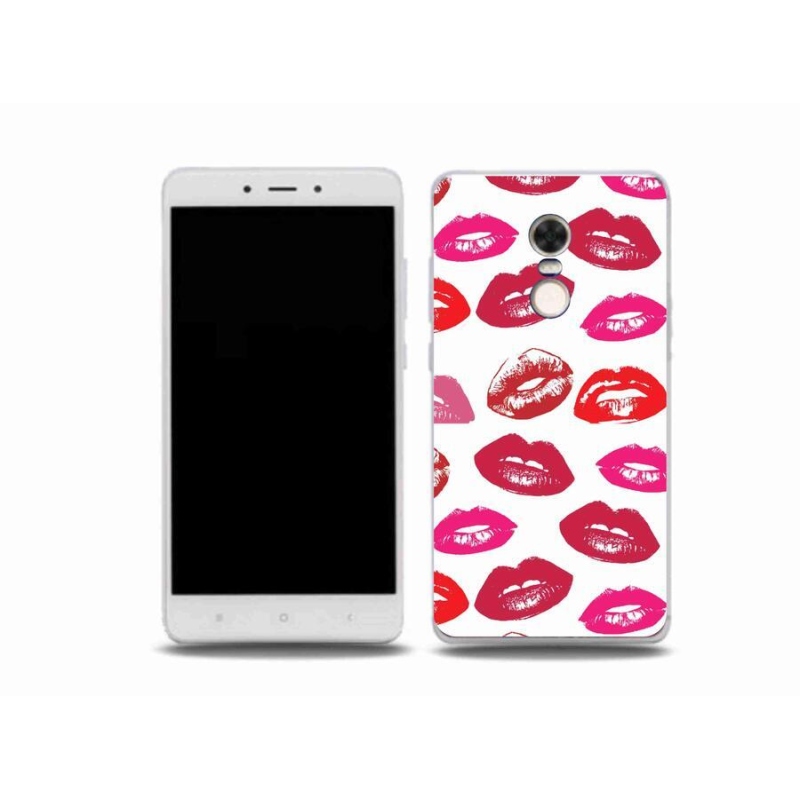 Gelový kryt mmCase na mobil Xiaomi Redmi Note 4X - rty