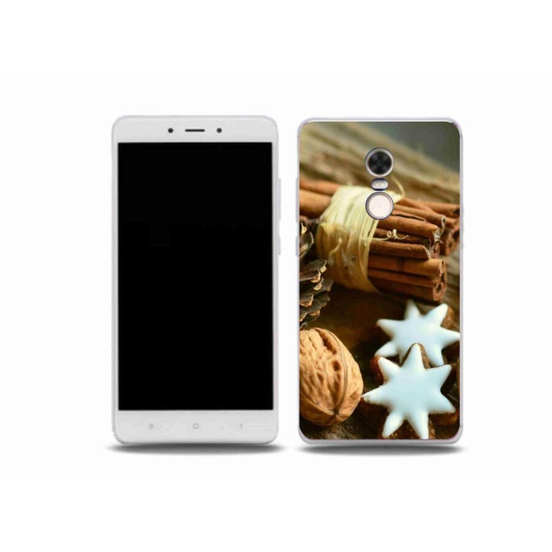 Gelový kryt mmCase na mobil Xiaomi Redmi Note 4X - skořice a perníčky