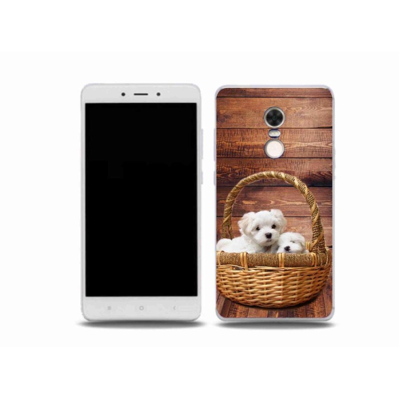 Gelový kryt mmCase na mobil Xiaomi Redmi Note 4X - štěňátka