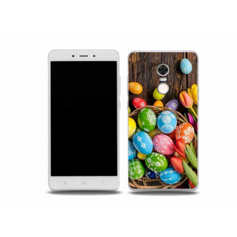 Gelový kryt mmCase na mobil Xiaomi Redmi Note 4X - velikonoční vajíčka
