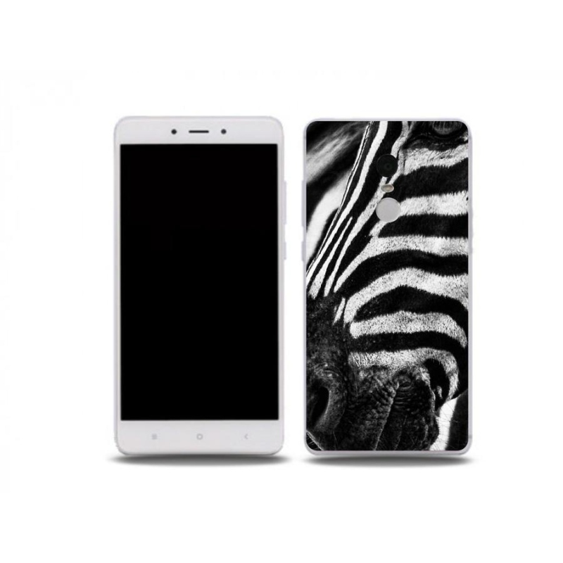 Gelový kryt mmCase na mobil Xiaomi Redmi Note 4X - zebra