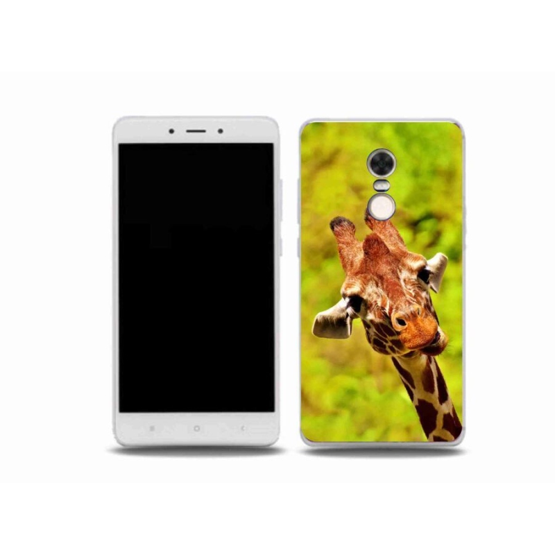 Gelový kryt mmCase na mobil Xiaomi Redmi Note 4X - žirafa