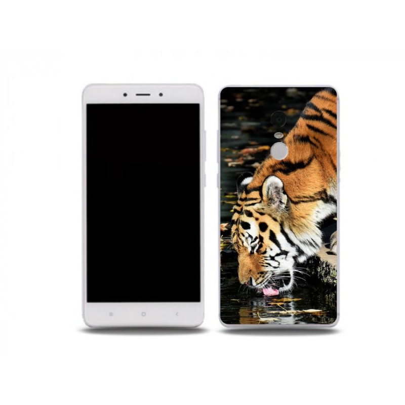 Gelový kryt mmCase na mobil Xiaomi Redmi Note 4X - žíznivý tygr
