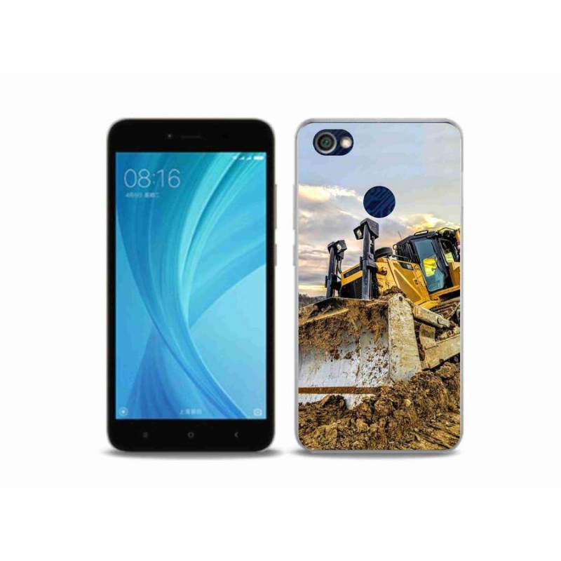 Gelový kryt mmCase na mobil Xiaomi Redmi Note 5A Prime - bagr