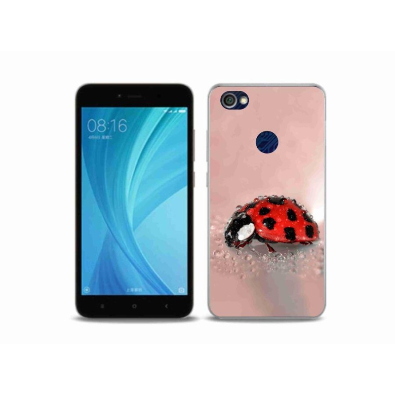 Gelový kryt mmCase na mobil Xiaomi Redmi Note 5A Prime - beruška