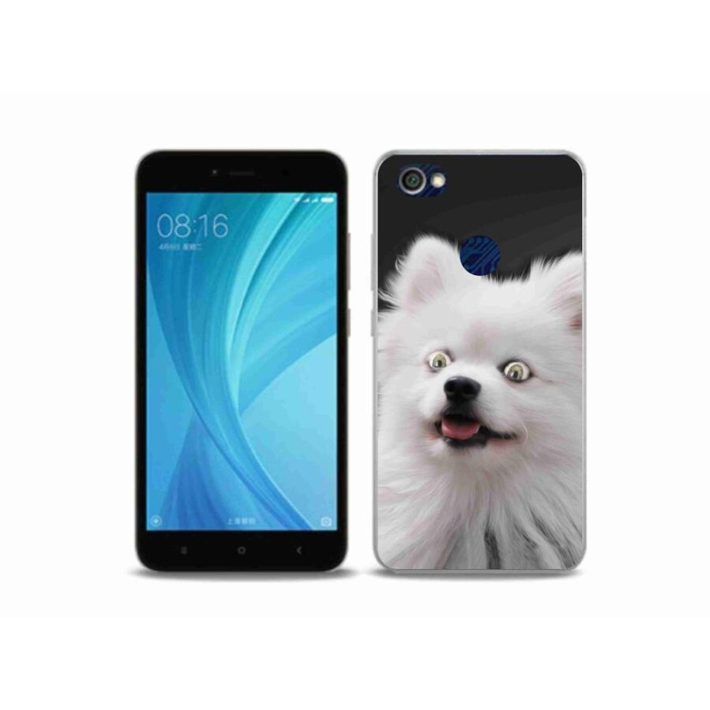 Gelový kryt mmCase na mobil Xiaomi Redmi Note 5A Prime - bílý špic