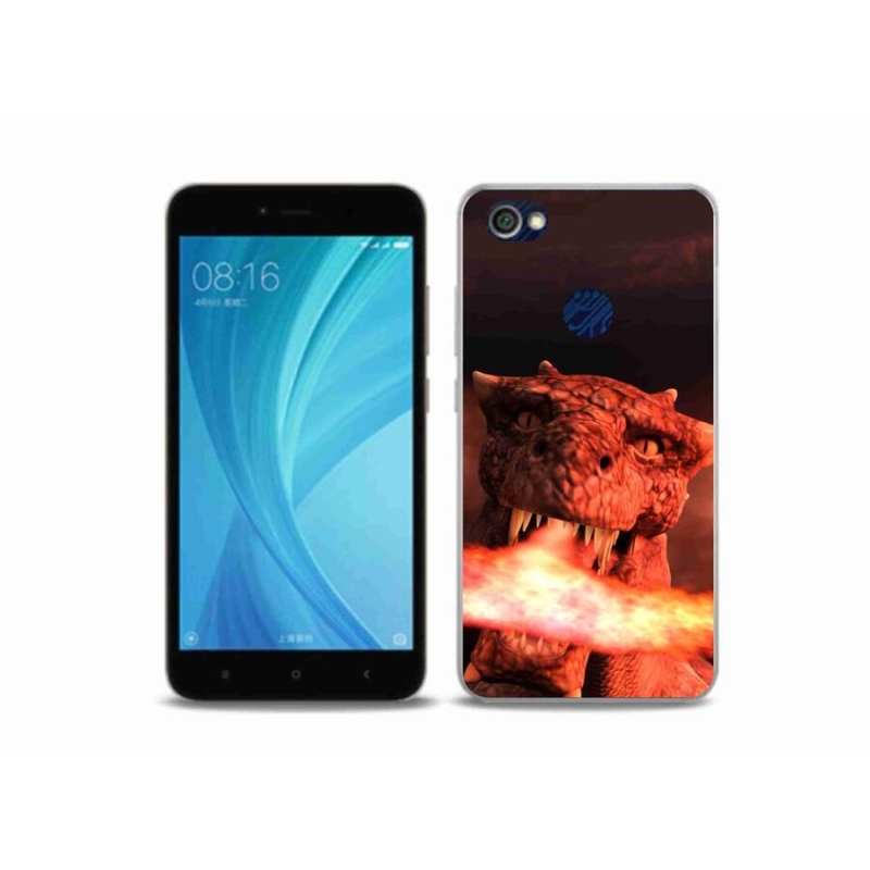 Gelový kryt mmCase na mobil Xiaomi Redmi Note 5A Prime - drak