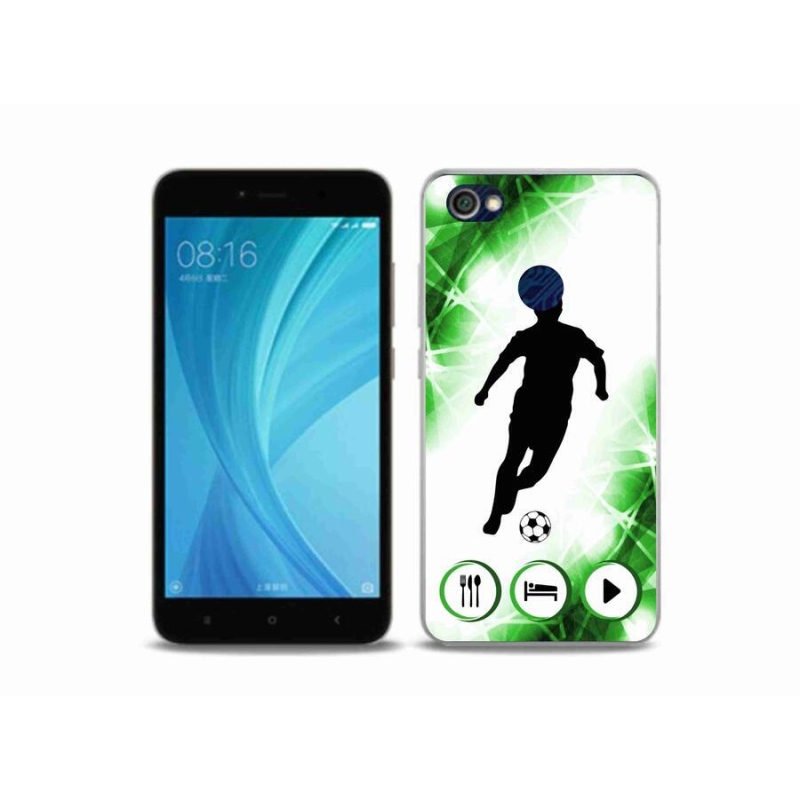 Gelový kryt mmCase na mobil Xiaomi Redmi Note 5A Prime - fotbalista