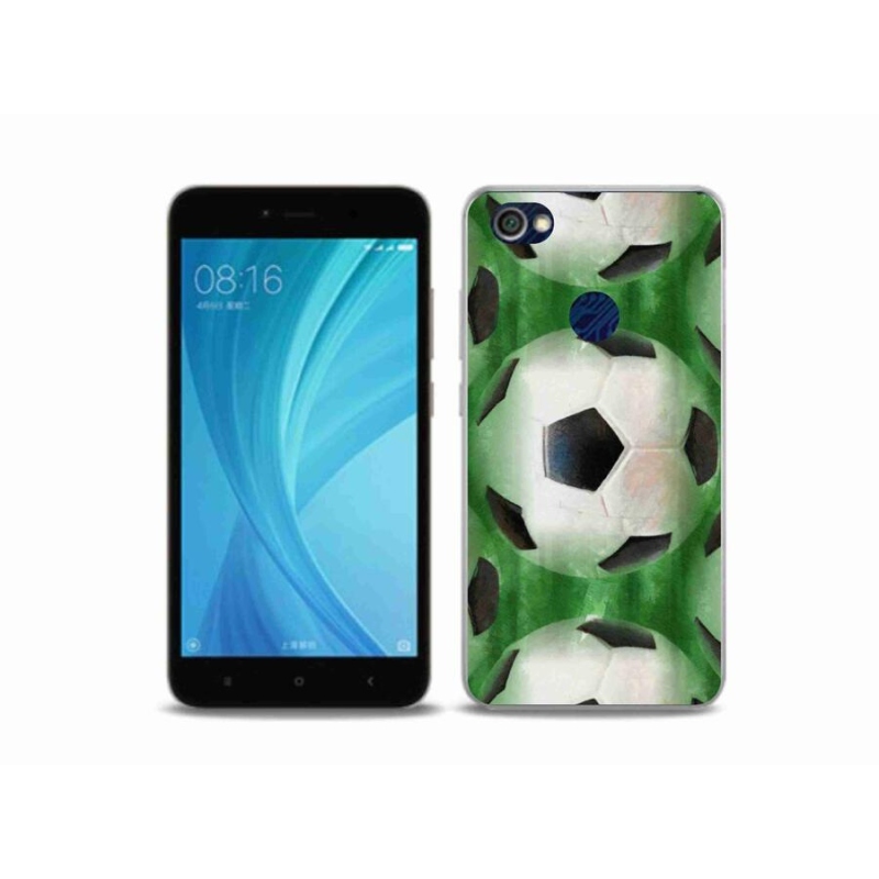 Gelový kryt mmCase na mobil Xiaomi Redmi Note 5A Prime - fotbalový míč