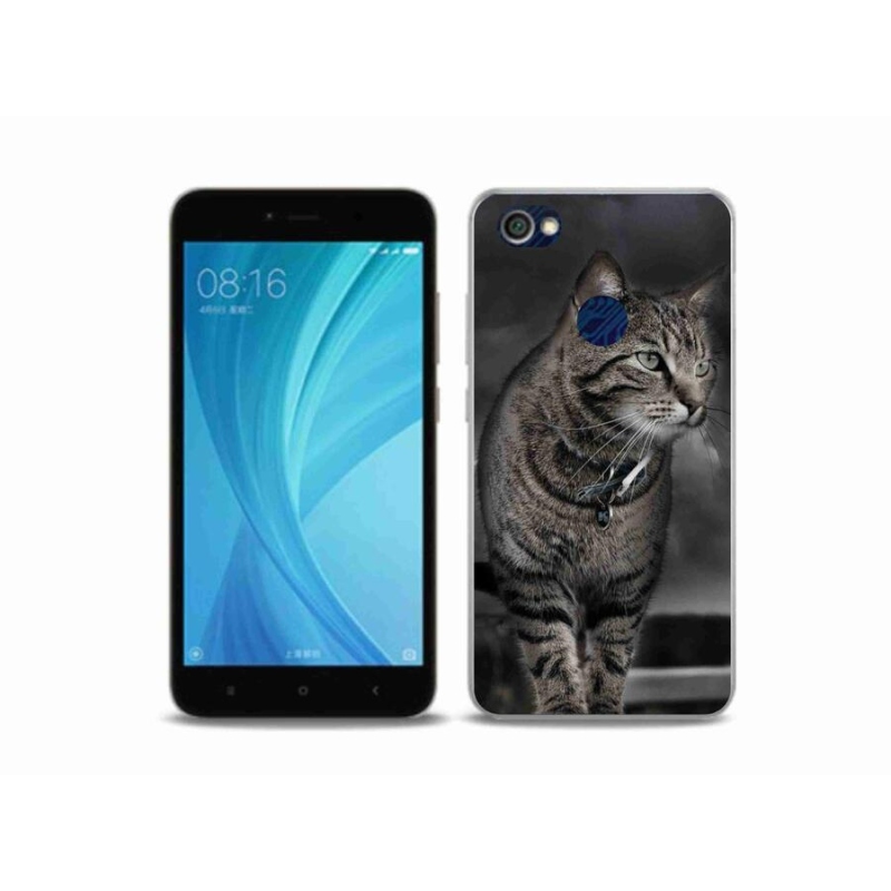 Gelový kryt mmCase na mobil Xiaomi Redmi Note 5A Prime - kočka