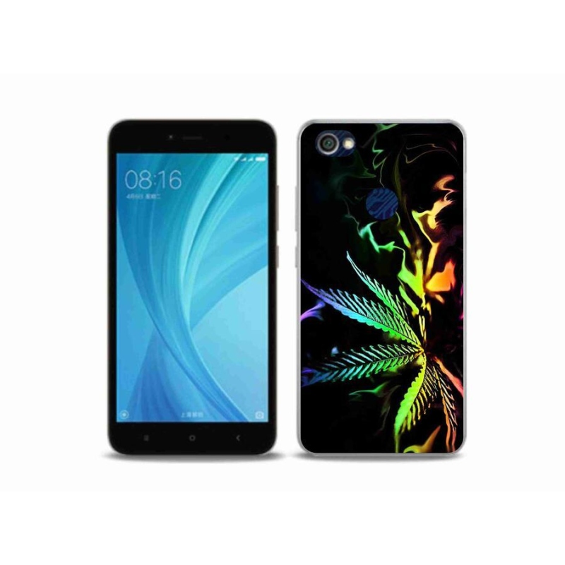 Gelový kryt mmCase na mobil Xiaomi Redmi Note 5A Prime - konopí 2