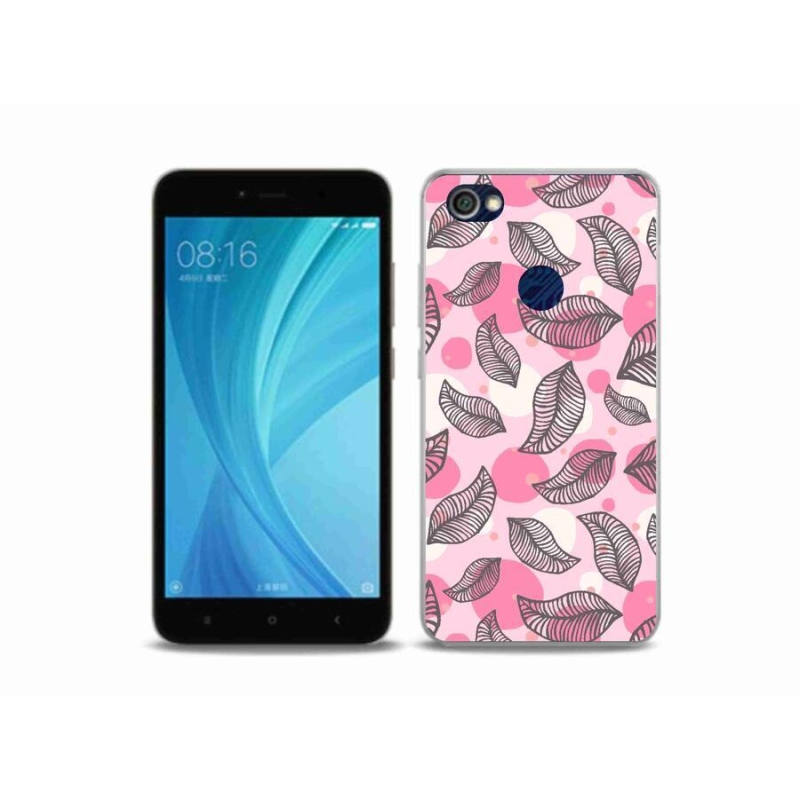 Gelový kryt mmCase na mobil Xiaomi Redmi Note 5A Prime - kreslené padající listy