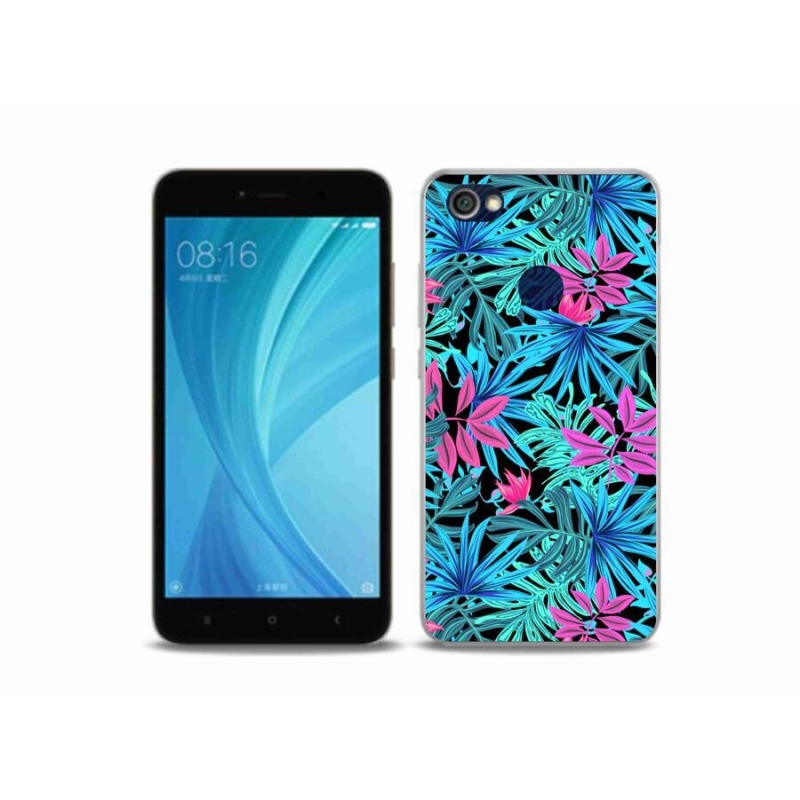 Gelový kryt mmCase na mobil Xiaomi Redmi Note 5A Prime - květiny 3