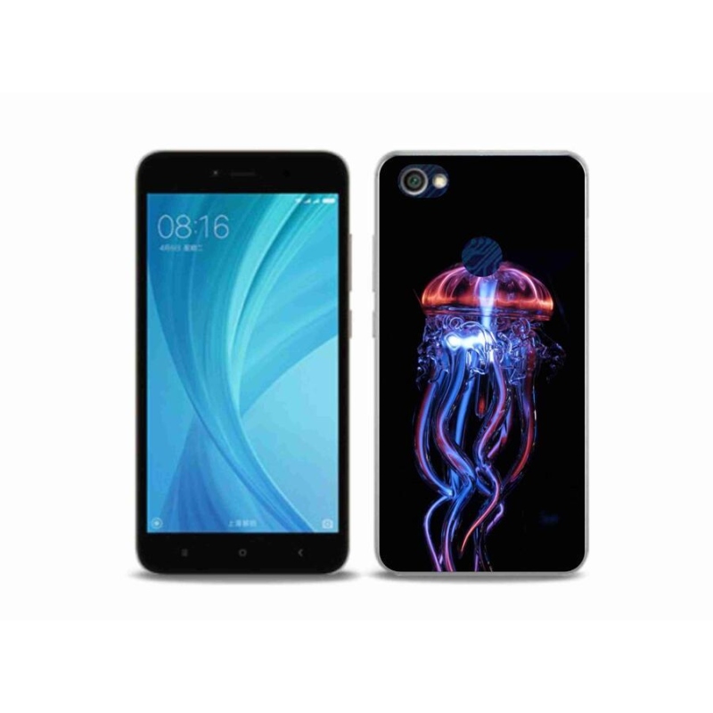 Gelový kryt mmCase na mobil Xiaomi Redmi Note 5A Prime - medúza