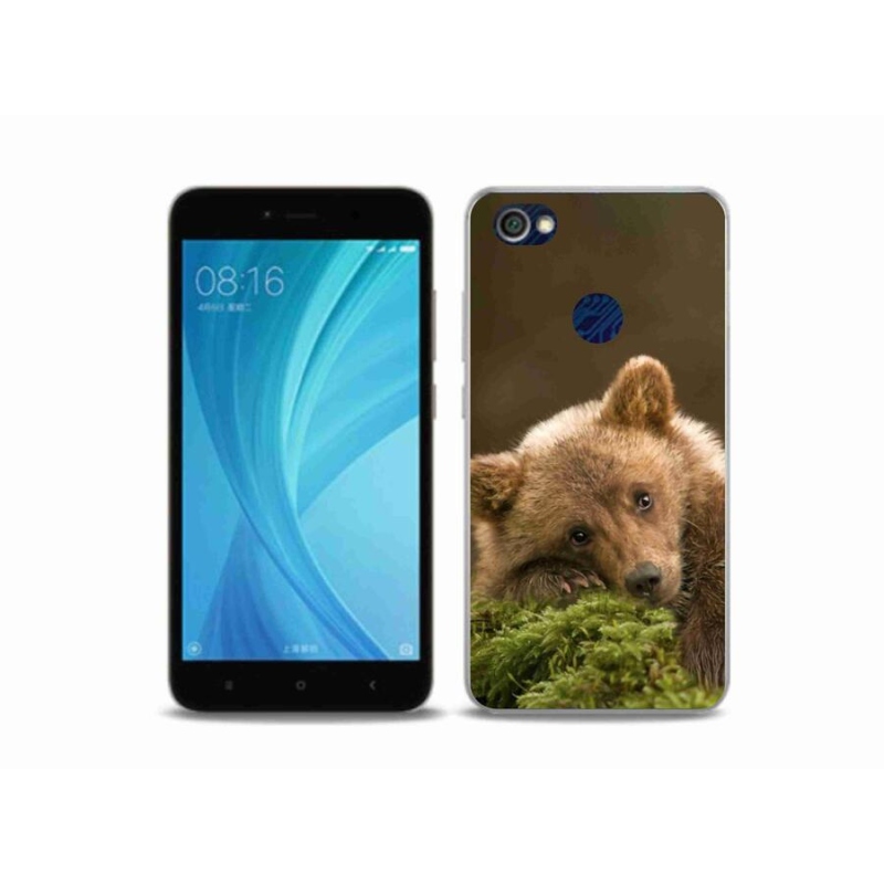 Gelový kryt mmCase na mobil Xiaomi Redmi Note 5A Prime - medvěd