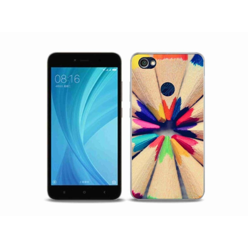 Gelový kryt mmCase na mobil Xiaomi Redmi Note 5A Prime - pastelky