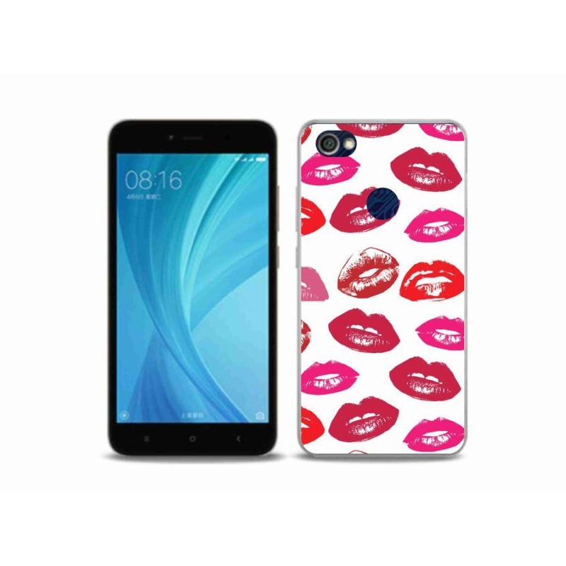 Gelový kryt mmCase na mobil Xiaomi Redmi Note 5A Prime - rty