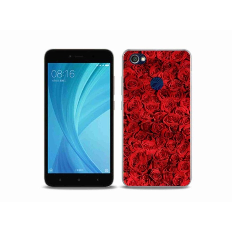 Gelový kryt mmCase na mobil Xiaomi Redmi Note 5A Prime - růže