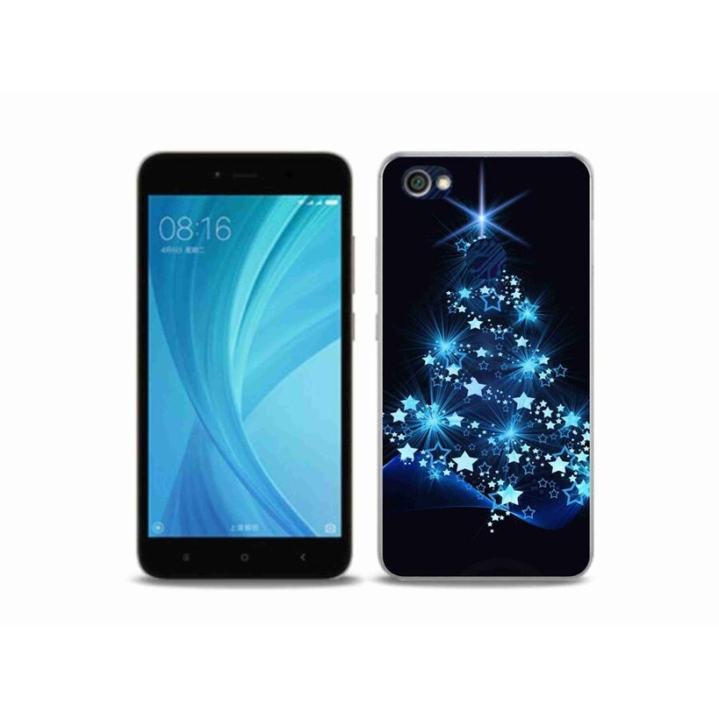 Gelový kryt mmCase na mobil Xiaomi Redmi Note 5A Prime - vánoční stromek