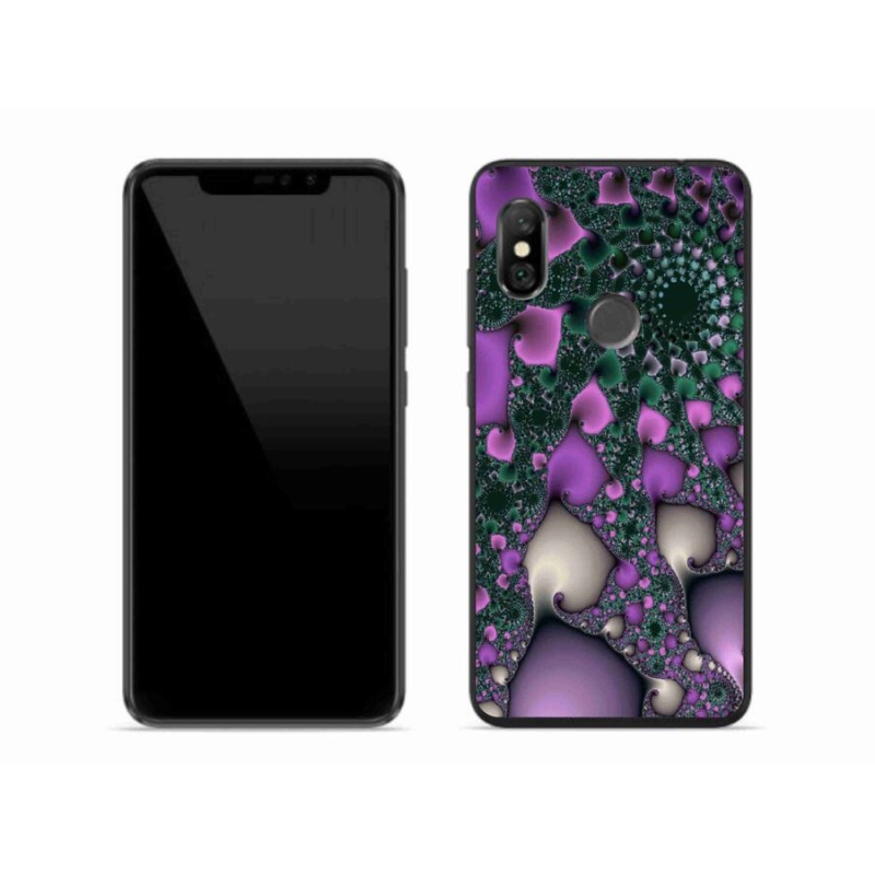 Gelový kryt mmCase na mobil Xiaomi Redmi Note 6 Pro - abstrakt 7