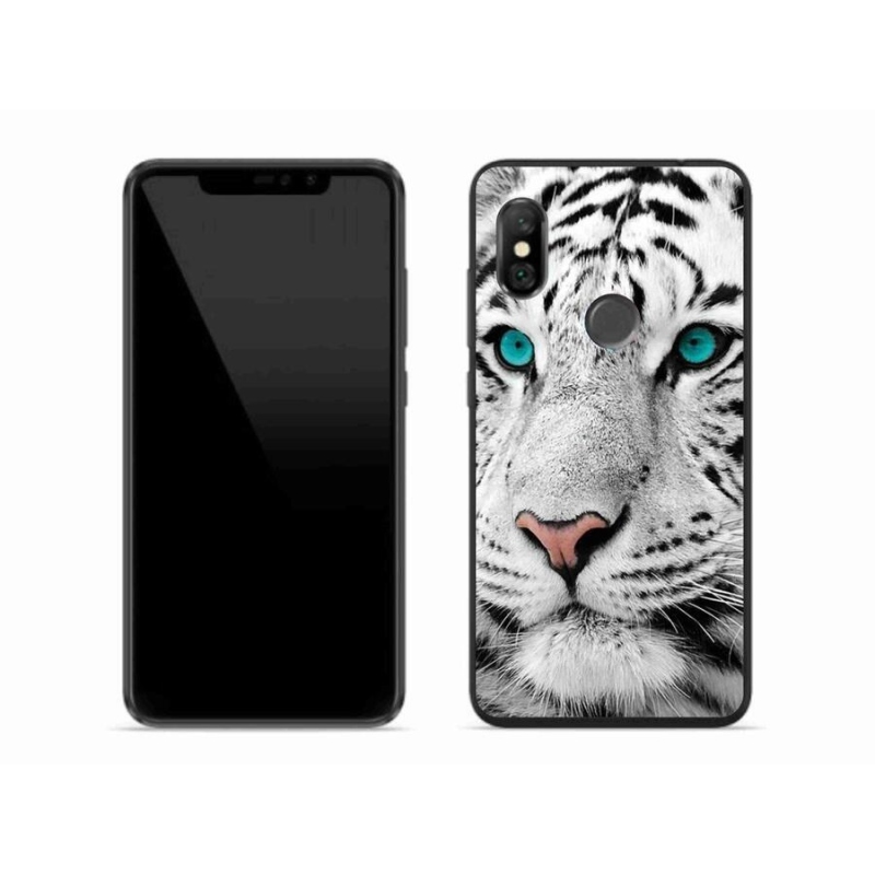Gelový kryt mmCase na mobil Xiaomi Redmi Note 6 Pro - bílý tygr