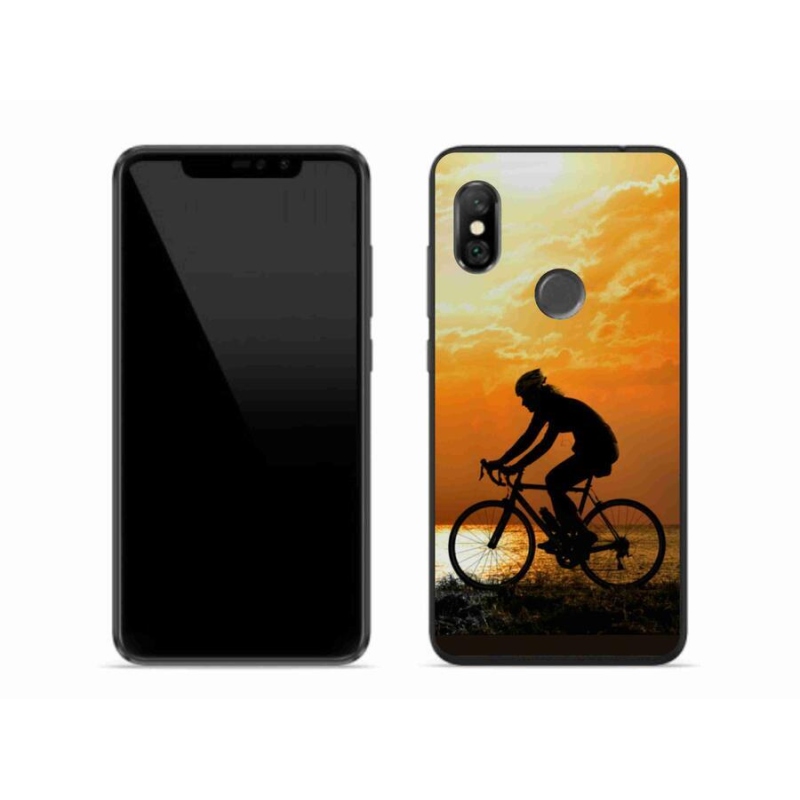 Gelový kryt mmCase na mobil Xiaomi Redmi Note 6 Pro - cyklovýlety