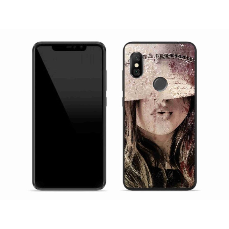 Gelový kryt mmCase na mobil Xiaomi Redmi Note 6 Pro - dívka