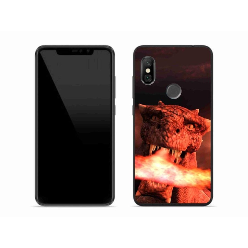 Gelový kryt mmCase na mobil Xiaomi Redmi Note 6 Pro - drak